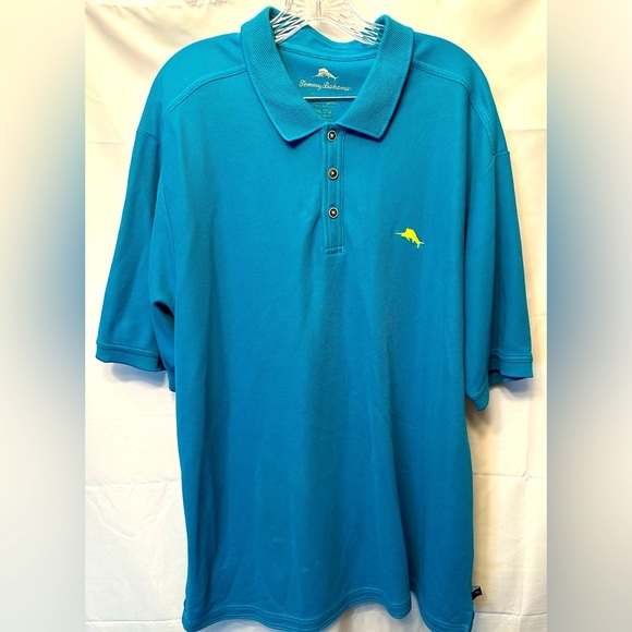 Tommy Bahama Other - Lot Of 2 Tommy Bahama Island Zone Polo Shirts Both Size 2XL Aqua & Coral *Stains